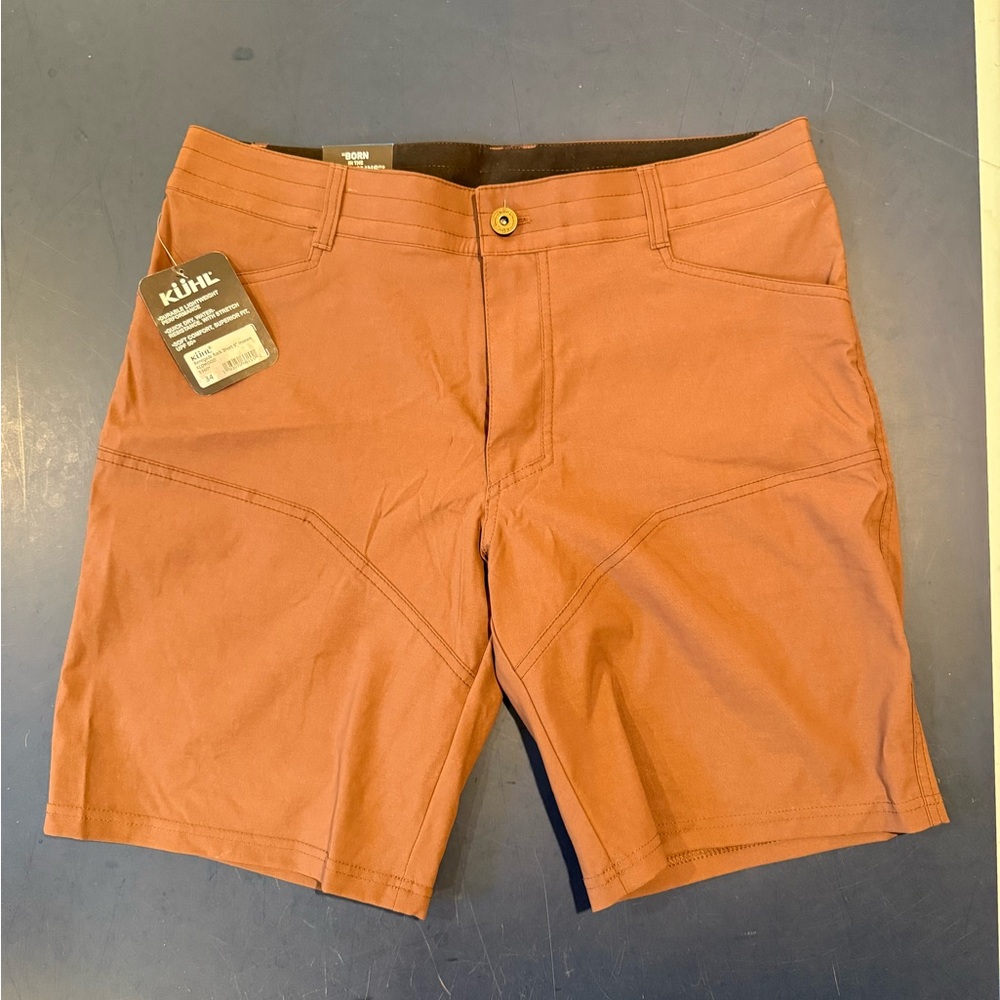 Men’s Kuhl Renegade Rock Short 34 with 9” inseam - Redwood
